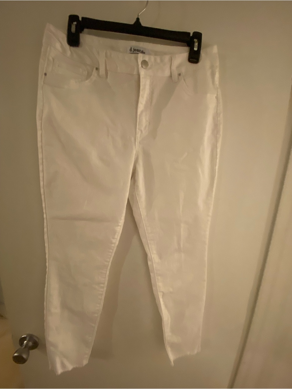 d. jeans White Women's Stretch Slim Jeans